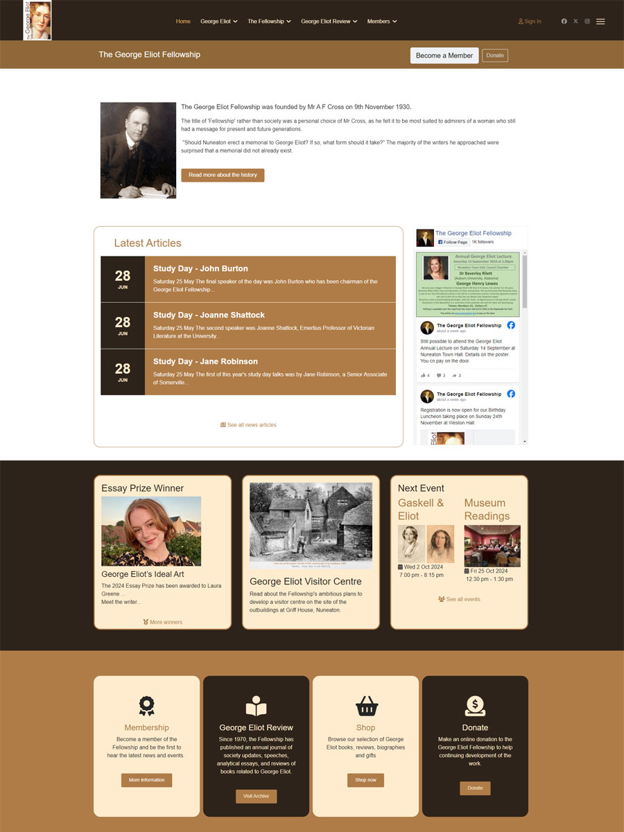  George Eliot Fellowship